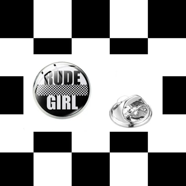 Mod “Rude Girl” Pin