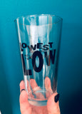 Lowest of the Low “Rosy and Grey” Pint Glass #2 in Series of 4
